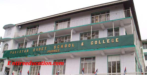 Pakistan Cadet School College Murree Admission