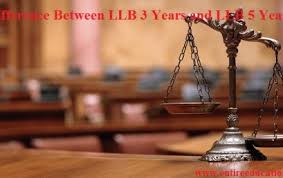 Difference Between LLB 3 years and LLB 5 Years