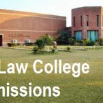 Punjab University Law College Admission