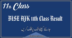 BISE AJK 11th Class Result