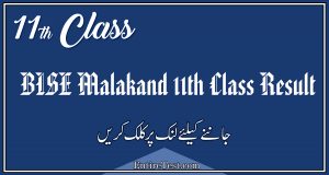 BISE Malakand 11th Class Result