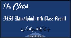 BISE Rawalpindi 11th Class Result