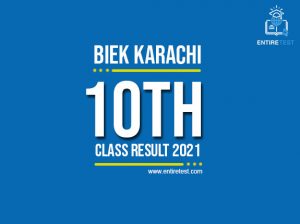 BIEK Karachi 10th Class Result