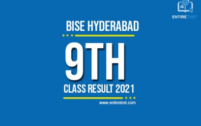 BISE Hyderabad 9th Class Result 2022 – SSC Part 1 Result – Check Online