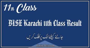 BISE Karachi 11th Class Result