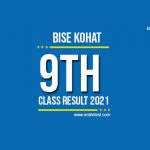 BISE Kohat 9th Class Result