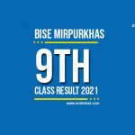 BISE Mirpurkhas 9th Class Result 2022 - SSC Part 1 Result - Check Online