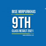 BISE Mirpurkhas 9th Class Result