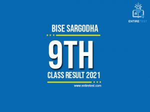BISE Sargodha 9th Class Result