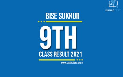 BISE Sukkur 9th Class Result 2022 – SSC Part 1 Result – Check Online