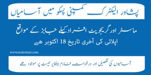 Peshawar Electric Supply Company PESCO JOBS 2021: